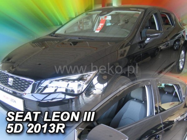 Ανεμοθραύστες Heko για Seat Leon III hatchback (2013-2020) - 4 τμχ εμπρός και πίσω Ανεμοθραύστες Heko για Seat Leon III hatchback (2013-2020) - 4 τμχ εμπρός και πίσω