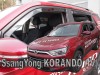 Ανεμοθραύστες Heko για Ssangyong Korando IV (2019+) - 4 τμχ. εμπρός και πίσω