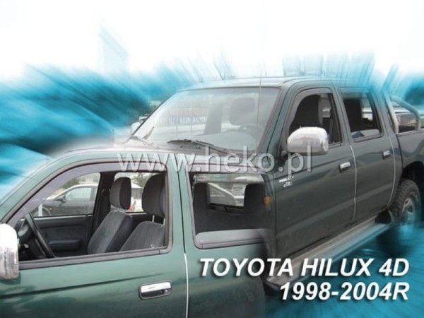 Ανεμοθραύστες Heko για Toyota Hilux VI (1998-2005) 4 πορτο - 4 τμχ εμπρός και πίσω