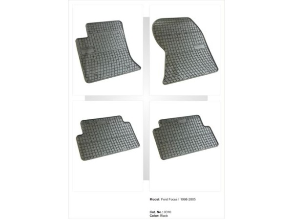 Λαστιχένια πατάκια Frogum για FORD Focus I (1998-2005) - 4τμχ.