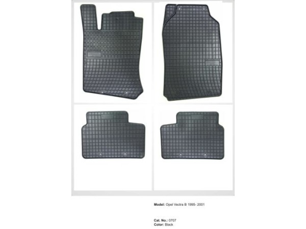 Λαστιχένια πατάκια Frogum για Opel Vectra B (1995-2002) - 4τμχ.