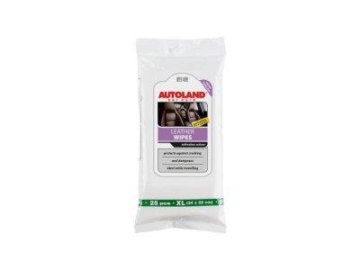 Καθαριστικά μαντηλάκια για δέρμα Leather care wipes XL 25pcs