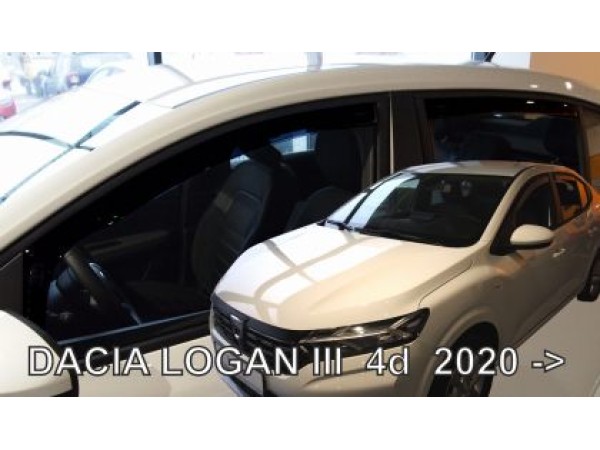 Ανεμοθραύστες Heko για Dacia Logan (2020+) sedan - 4τμχ. εμπρός και πίσω
