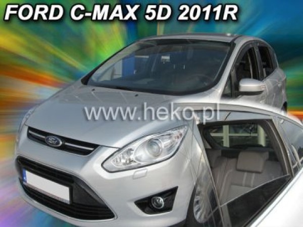 Ανεμοθραύστες Heko για Ford Focus Grand C-Max (2011+) 5 πορτο - 4 τμχ. εμπρός και πίσω