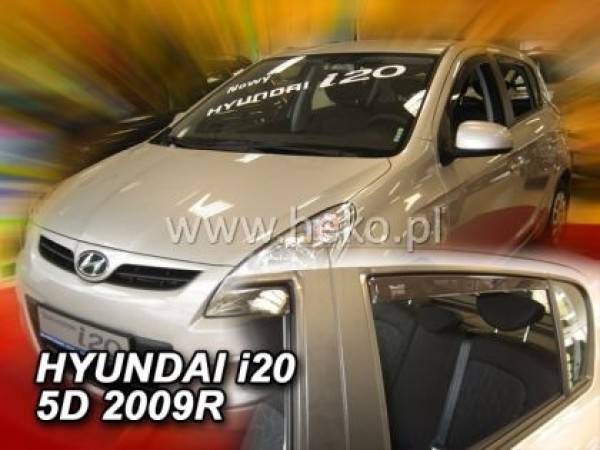 Ανεμοθραύστες Heko για Hyundai i 20 (2009-2015) 5 πορτο - 4 τμχ. εμπρός και πίσω