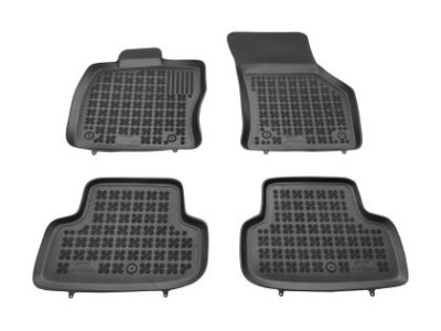 Λαστιχένια πατάκια Rezaw-Plast για AUDI A3 8V Sedan / Sportback (2012-2020) / Volkswagen Golf 7 (2012-2019) / Golf 8 Hatchback (2019+) TSI, TDI, χωρίς 4χ4 - τύπου σκαφάκι - 4τμχ.