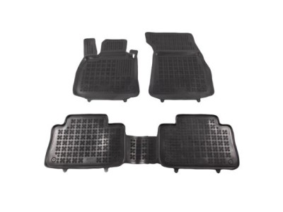 Λαστιχένια πατάκια Rezaw-Plast για Audi E - Tron (2018+) - τύπου σκαφάκι - 3τμχ.