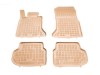 Λαστιχένια πατάκια Rezaw-Plast για BMW σειρά 5 F10 / F11 (2010-2013) - τύπου σκαφάκι - μπεζ - 4τμχ.