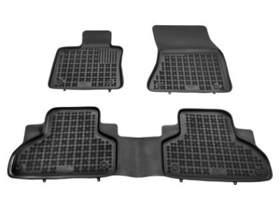 Λαστιχένια πατάκια Rezaw-Plast για BMW X5 F15 (2013-2018) / BMW X6 F16 (2014-2019) - τύπου σκαφάκι - 3τμχ.