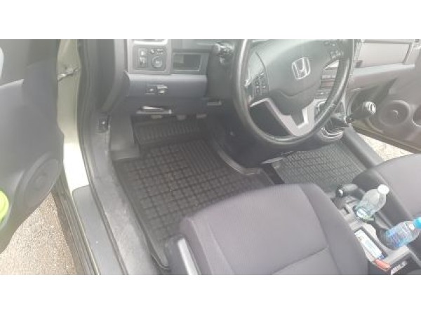 Λαστιχένια πατάκια Rezaw-Plast για HONDA CR-V III (2007-2012) - τύπου σκαφάκι - 3τμχ.