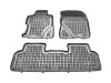 Λαστιχένια πατάκια Rezaw-Plast για HONDA Civic VIII (2006-2011) - sedan / υβριδικό - τύπου σκαφάκι - 3τμχ.