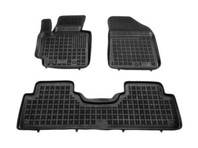 Λαστιχένια πατάκια Rezaw-Plast για Kia Soul (2014+) - τύπου σκαφάκι - 3τμχ.