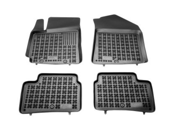 Λαστιχένια πατάκια Rezaw-Plast για HYUNDAI i10 II (2013-2019) - τύπου σκαφάκι - 4τμχ.