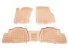 Λαστιχένια πατάκια Rezaw-Plast για Mercedes W163 (1998-2005) - τύπου σκαφάκι - μπεζ - 3τμχ.