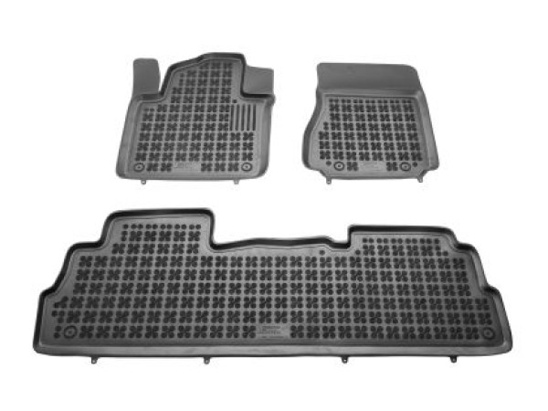 Λαστιχένια πατάκια Rezaw-Plast για Nissan NV200 (2009+) - τύπου σκαφάκι - 3τμχ.