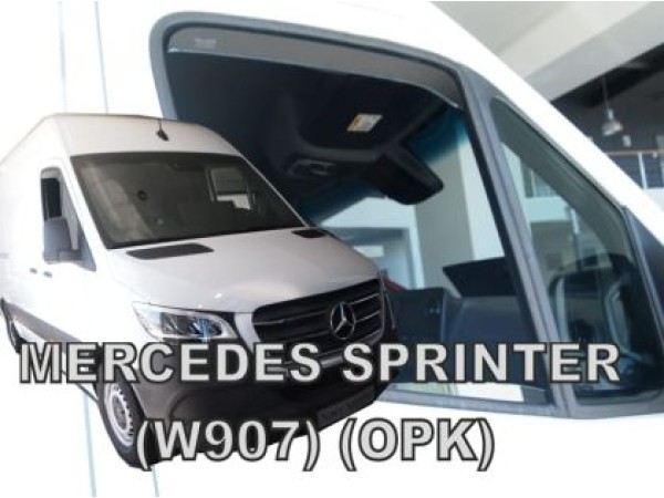Ανεμοθραύστες Heko για Mercedes Sprinter W907 2D (2018+) πάνω - 2 τμχ. εμπρός