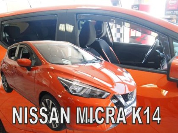 Ανεμοθραύστες Heko για Nissan Micra Κ-14 (2017+) 5 πορτο - 4 τμχ. εμπρός και πίσω