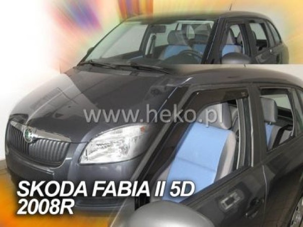 Ανεμοθραύστες Heko για Skoda Fabia (2008-2015) combi - 4 τμχ εμπρός και πίσω