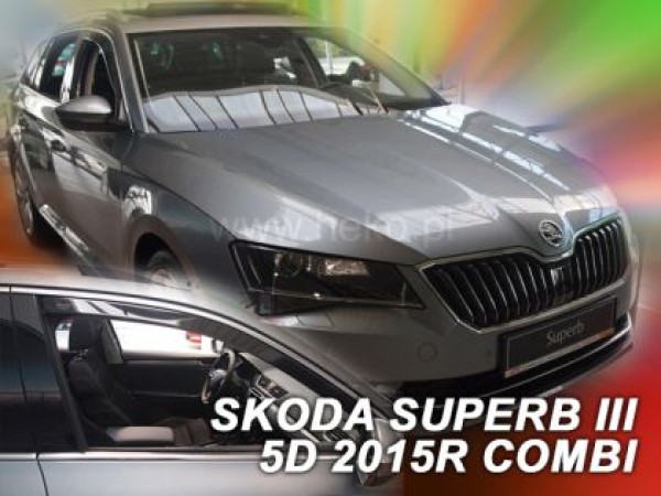 Ανεμοθραύστες Heko για Skoda Superb (2015+) 5 πορτο , combi - 2 τμχ εμπρός
