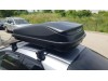 Μπαγκαζιέρα οροφής Junior Easy 145x94x40cm με 85mm στοιχεία στερέωσης με μονόπλευρο άνοιγμα και κλειδί, 420 λίτρα - μαύρη γυαλιστερή
