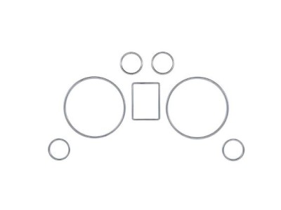 Δαχτυλίδια καντράν για Audi A3 (1996-2003) / Audi A4 B5 (1995-2001) / A6 (1997-2004) - χρωμίου