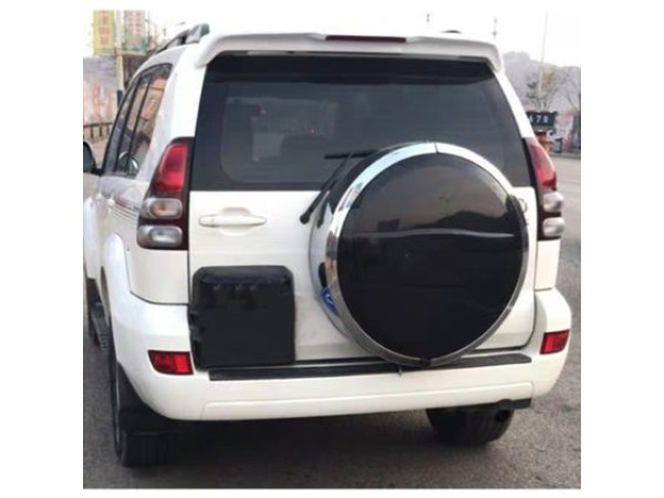 Αεροτομή οροφής για Toyota Prado J120 (2003-2009) με τρίτο στοπ - μαύρη γυαλιστερή