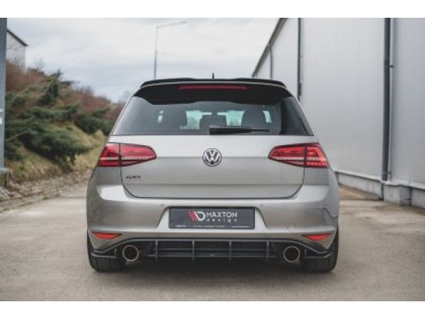 Diffuser πίσω προφυλακτήρα για Volkswagen Golf 7 - GTI V2 Style