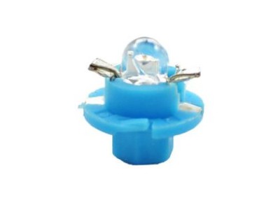 Led λάμπα τύπου B8.4D 12V/ 2W μπλε - 1τμχ.