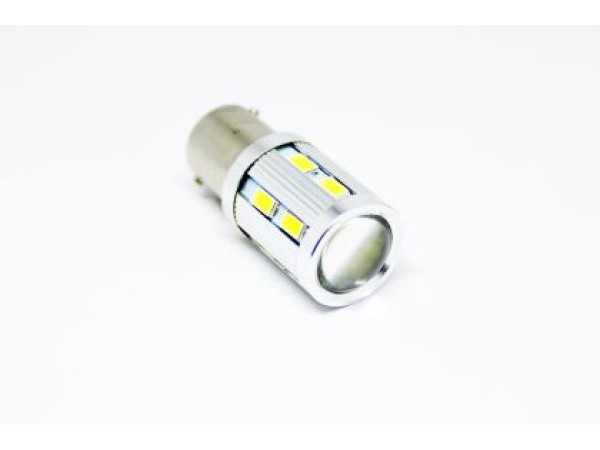 Led λάμπα BA15S με 16 ultra bright led και προτζέκτορα - 1τμχ.