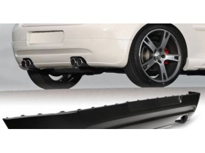 Diffuser πίσω προφυλακτήρα για Vw Golf 5 με 2 εξατμίσεις