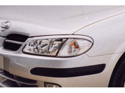 Φρυδάκια φαναριών για Nissan Almera N16 3d (2000-2003) - μαύρα