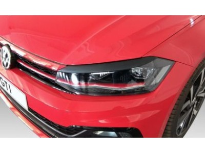 Φρυδάκια φαναριών για VW Polo MK6 (2018+) - μαύρο