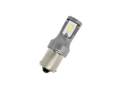 Led λάμπα BA15S με 2 1860 chip super bright led με Canbus μονού φωτισμού λευκή - 1τμχ.
