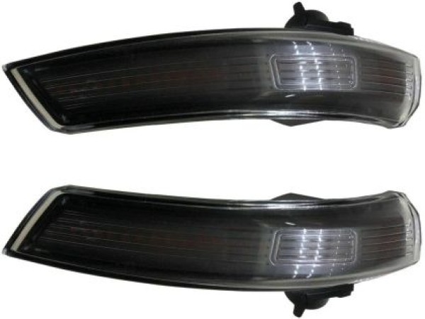 Τρεχούμενα led φλας για καθρέπτες για Ford Focus (2008-2016) / (Fiesta 2008+) / Mondeo (2010-2014) - φιμέ - σετ 2τμχ.