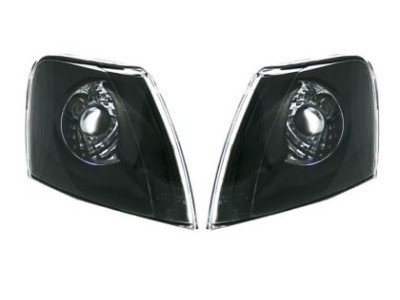 Φλας δίπλα στο φανάρι Vw Passat (1997-2001) - μαύρο - σετ 2τμχ.
