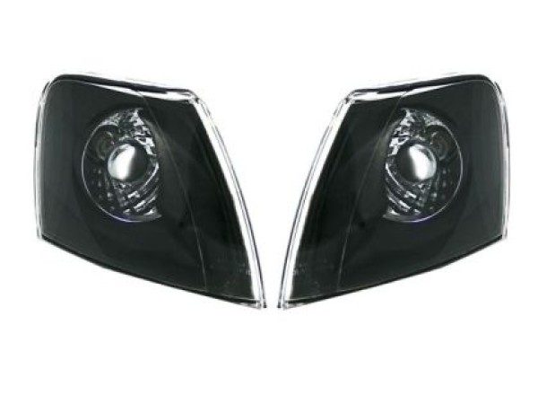 Φλας δίπλα στο φανάρι Vw Passat (1997-2001) - μαύρο - σετ 2τμχ.