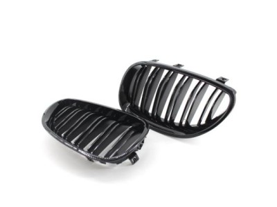 Μάσκα για BMW E60 (2003-2010) - γυαλιστερή - Piano Design - 2τμχ.