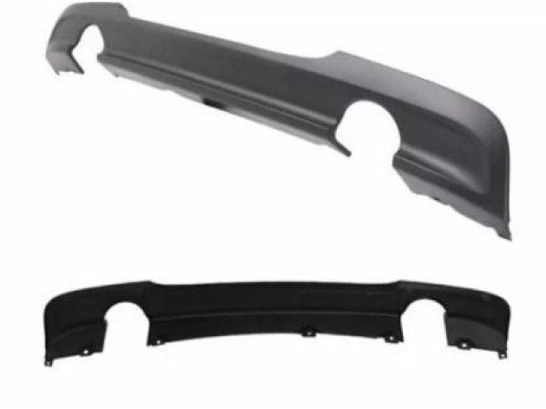 Diffuser πίσω προφυλακτήρα για BMW E90 (2005-2012) M pack - διπλό για διπλές απολήξεις