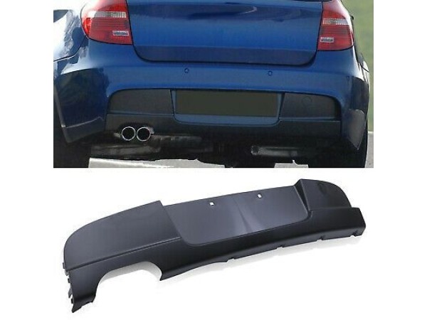 Diffuser για πίσω προφυλακτήρα M pack BMW E87 (2004-2010) - μονό