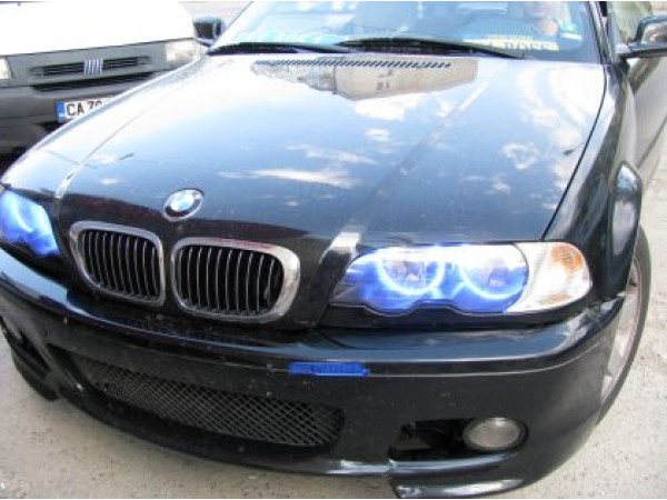 RGB δαχτυλίδια angel eyes led για Vw Golf 4 - με τηλεχειρισμό για αλλαγή χρωμάτων