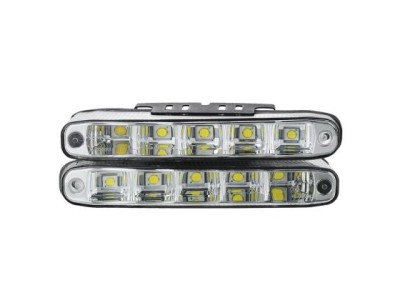 Universal led φώτα με 5 led x 1W - υπό γωνία - 2τμχ.