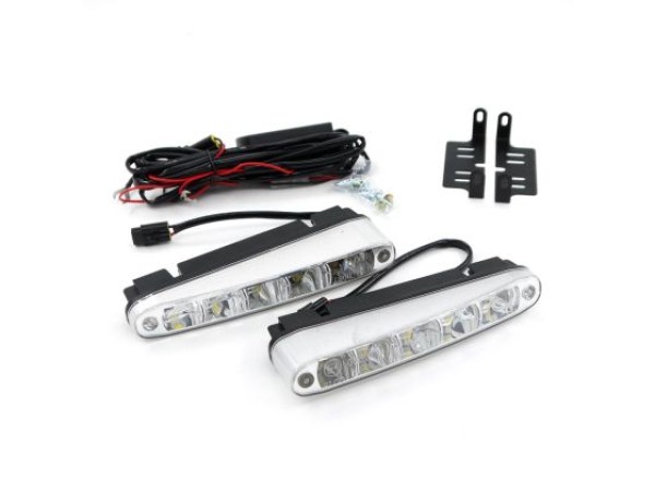 Universal led φώτα με 5 led x 1W - υπό γωνία - 2τμχ.