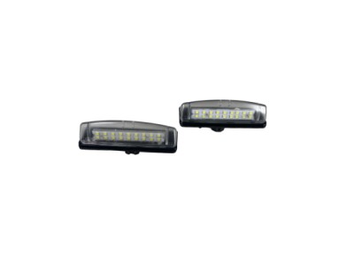 Πλαφονιέρα πίσω πινακίδας για Toyota Camry (2006+) / Avensis Verso / Prius (2001+) / Lexus LS/GS/RX 200/300/430 / Mitsubishi Colt (2003+) - 2 τμχ.