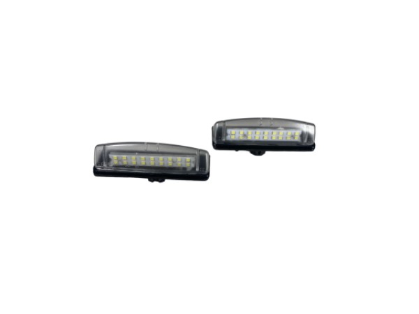 Πλαφονιέρα πίσω πινακίδας για Toyota Camry (2006+) / Avensis Verso / Prius (2001+) / Lexus LS/GS/RX 200/300/430 / Mitsubishi Colt (2003+) - 2 τμχ.