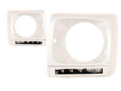 Led φώτα ημέρας για Mercedes W461 / W463 G-CLASS (1989-2010) - γκρι με φιμέ φώτα ημέρας