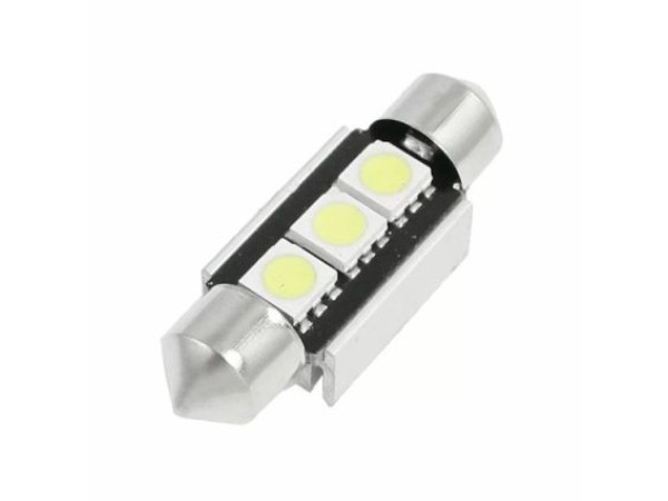 Led λάμπα πλαφονιέρας 36mm 3smd 5050 canbus - 1 τμχ.