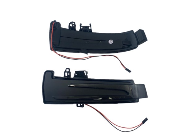 Τρεχούμενα led φλας για καθρέφτες για Mercedes A-class W176, B-Class W246, E-Class W212, C-Class W204, CLA, GLA X156, GLK X204, S-Class W221 (2009-2013), CLS W218 (2010-2018) - φιμέ με τρεχούμενο φλας - σετ 2τμχ.