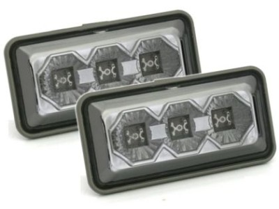 Led φλας φτερού για Vw Golf 3 / Vento / Passat -φιμέ - σετ 2τμχ.