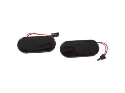 Led φλας φτερού για Vw / Ford / Seat - φιμέ με τρεχούμενο φλας - σετ 2τμχ.