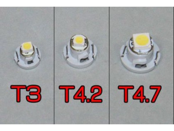 Led λάμπα τύπου T4.2 2W μπλε - 1τμχ.
